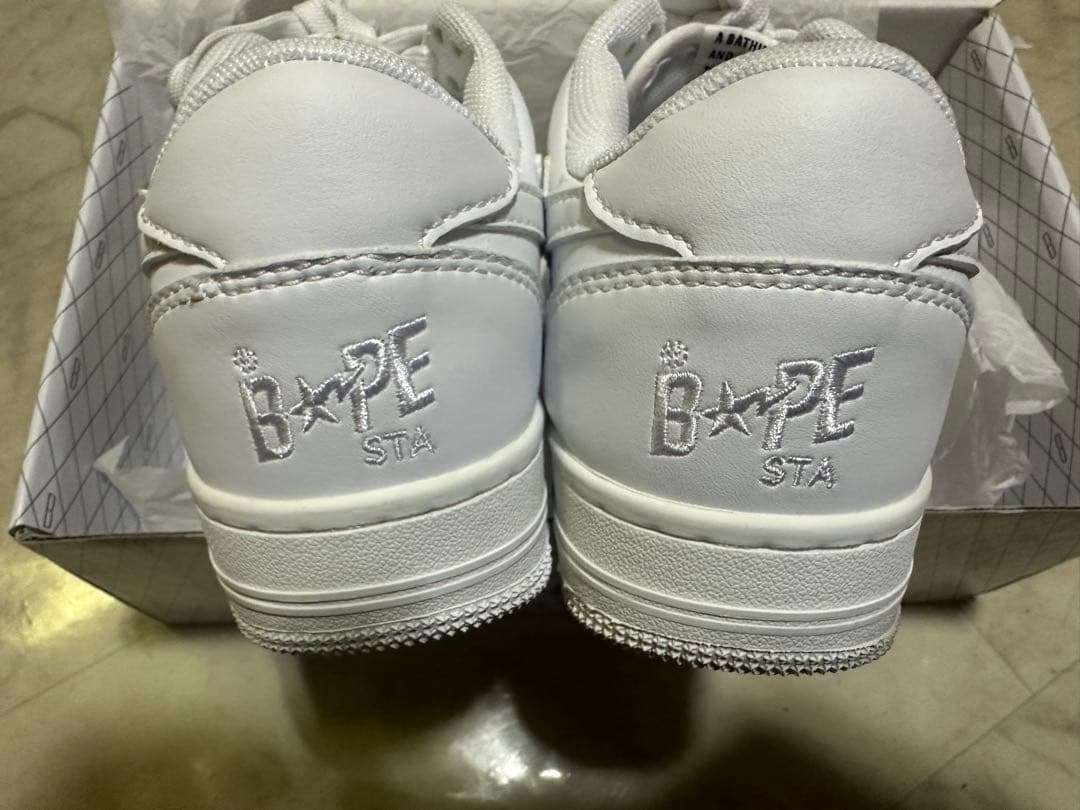 APE BAPESTA WHITE US5.5 新品