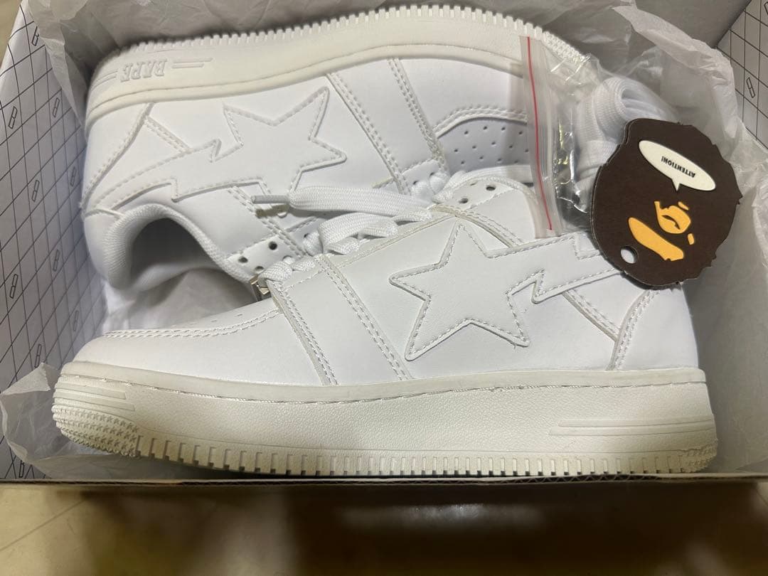 APE BAPESTA WHITE US5.5 新品