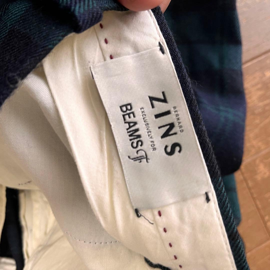 BERNARD ZINS BEAMSF別注 ブラックウォッチ スラックス パンツ