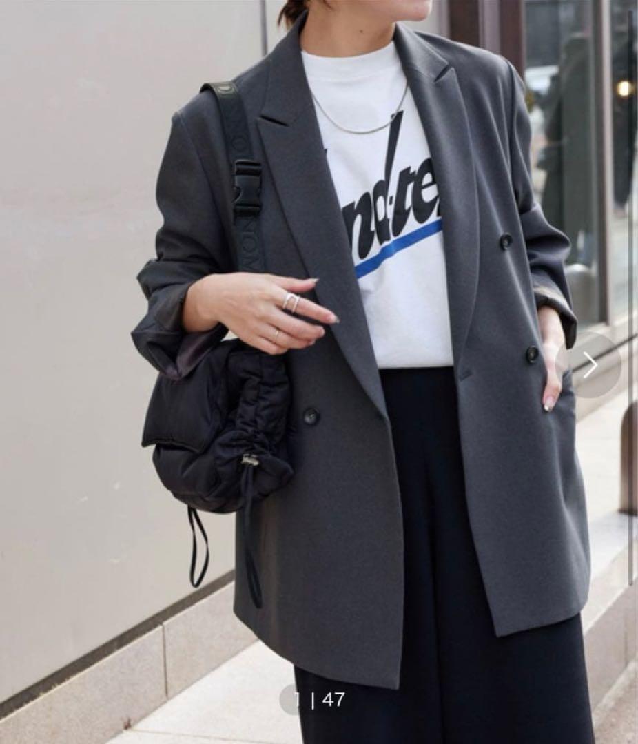 ジャーナルスタンダード　ウールライクストレッチジャケット　グレー　36