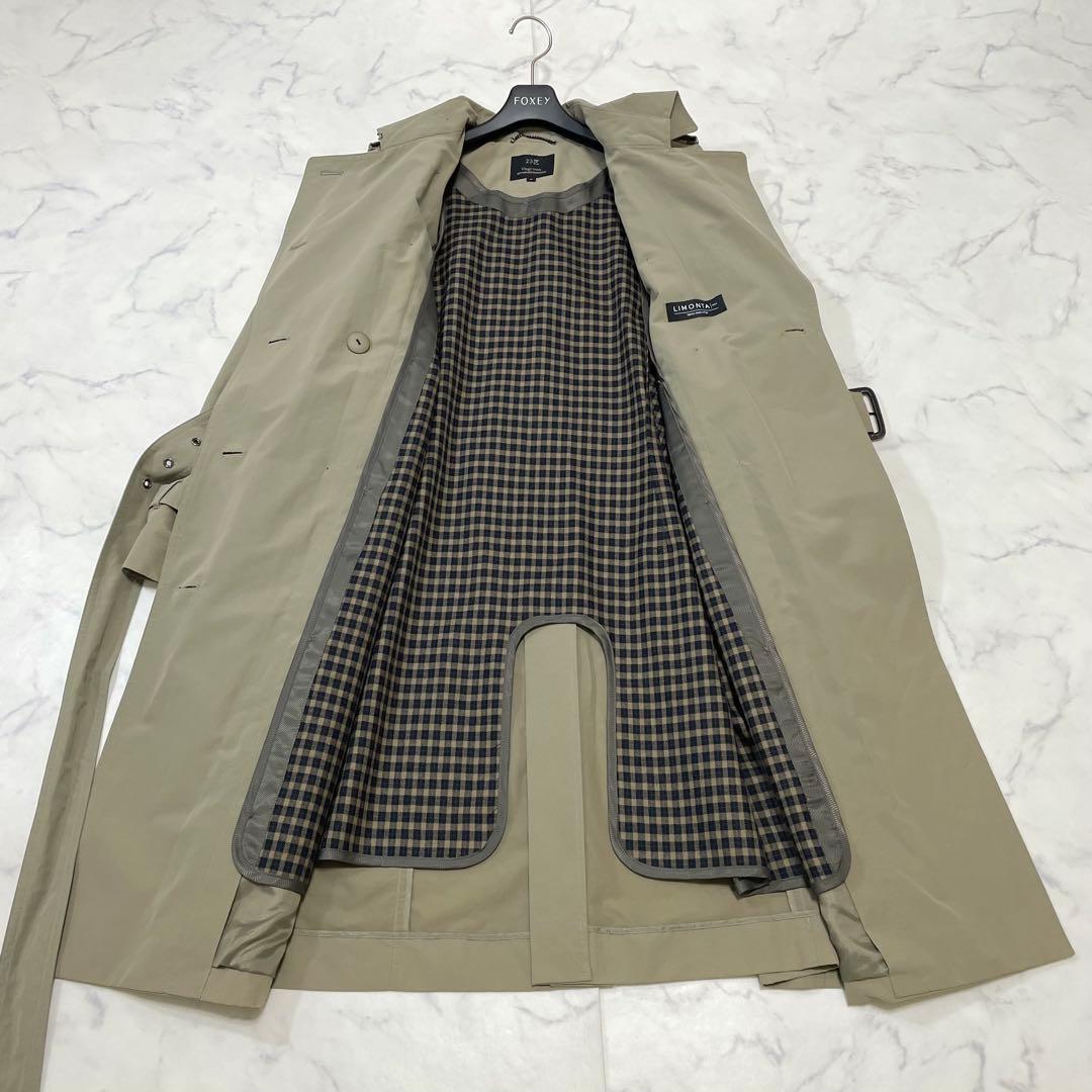【44サイズ】23区 イタリアLIMONTAライナー付きトレンチコート 完備