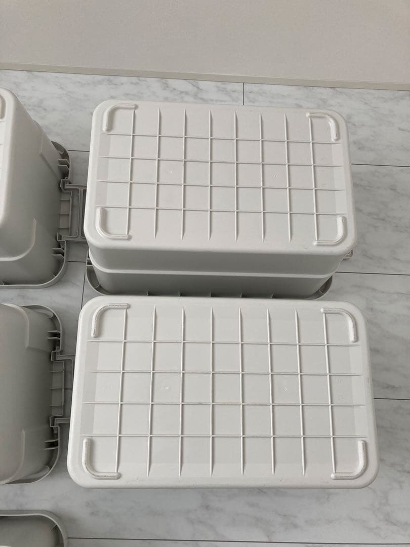 無印良品 ポリプロピレン頑丈収納ボックス・大 5個