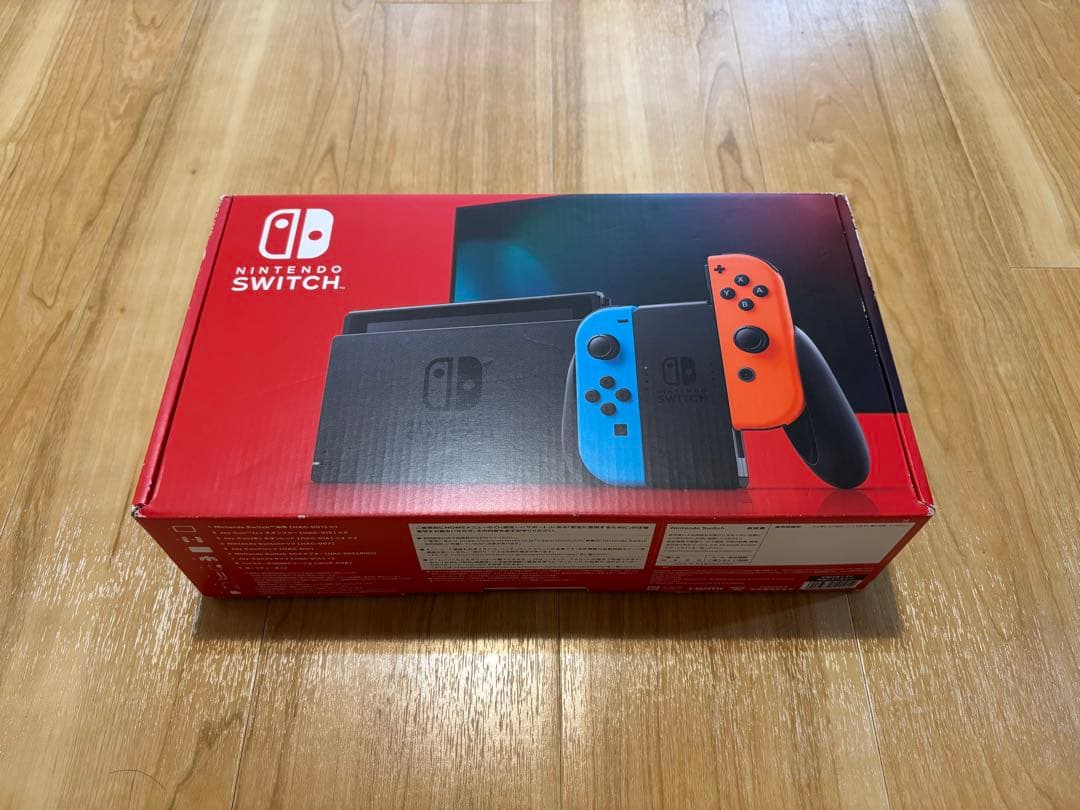 【新品】Nintendo Switch 本体 青/オレンジ Joy-Con付き