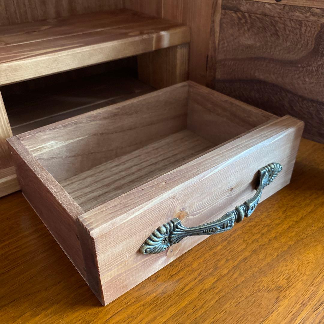 Pāru　人形用木製クローゼット　ハンドメイド　ブライス　アイシードール等