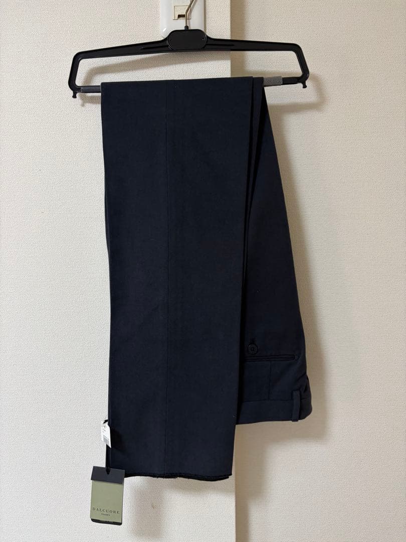 【新品】DALCUORE スラックス/コットンパンツ サイズ46/阪急購入