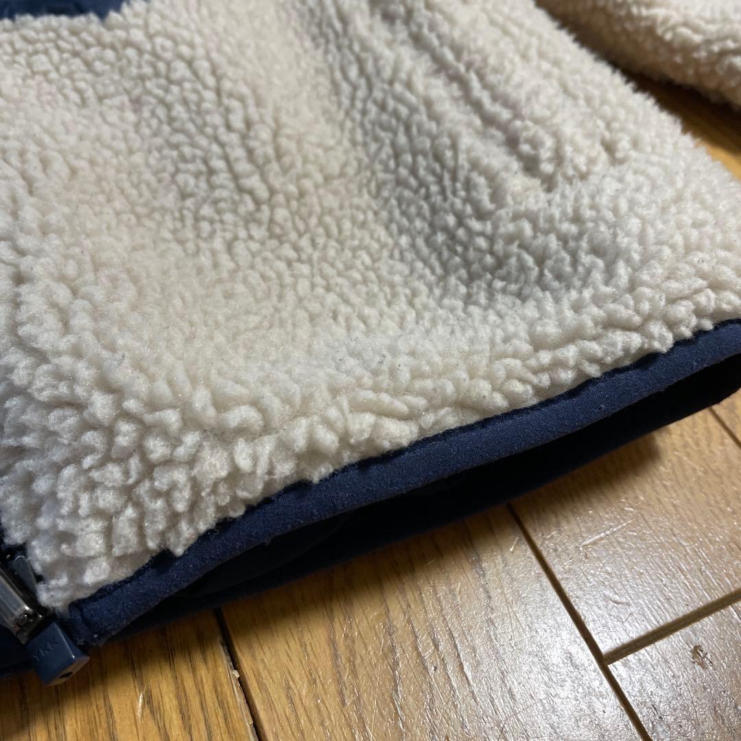 パタゴニア　レディフレディフーディ リバーシブル XS ボアフリース