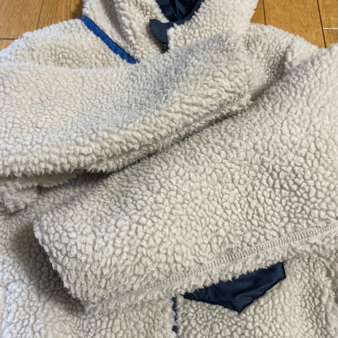 パタゴニア　レディフレディフーディ リバーシブル XS ボアフリース