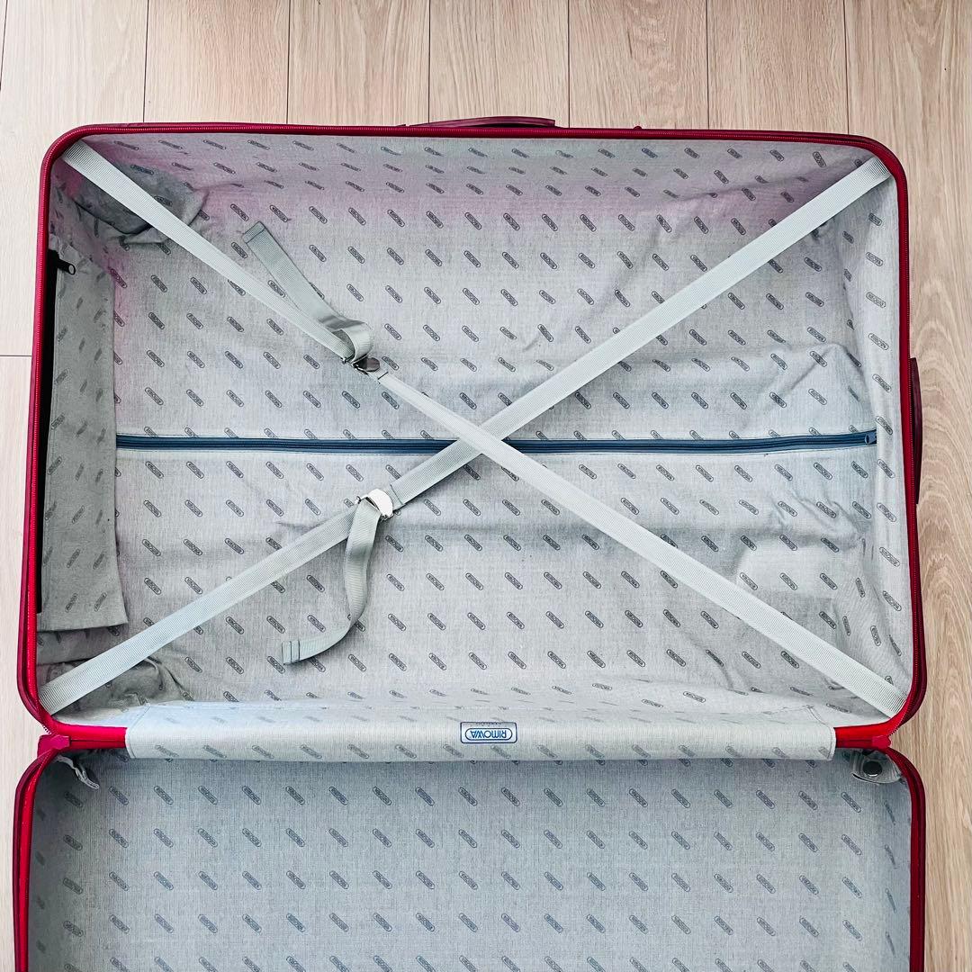 RIMOWA 82L サルサスーツケース2輪　レッド　貴重　廃盤品　軽量