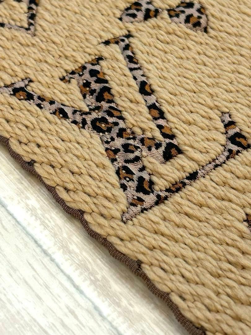 【限定】ルイヴィトンマフラーレオパードエシャルプジャイアントモノグラムジャングル