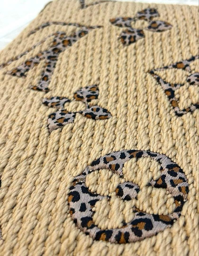 【限定】ルイヴィトンマフラーレオパードエシャルプジャイアントモノグラムジャングル