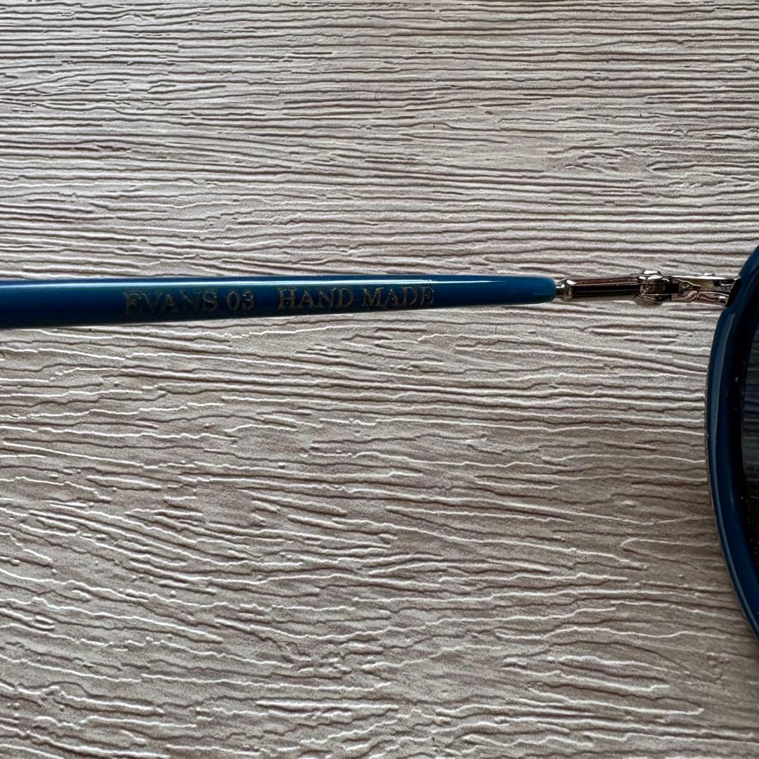 ADSR サングラス EVANS ネイビー ラウンド型