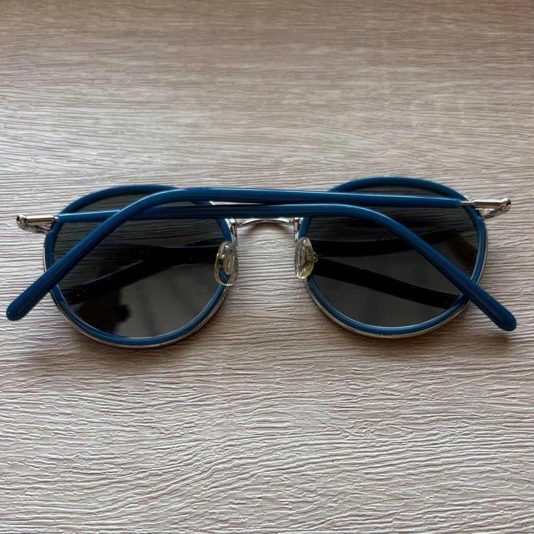 ADSR サングラス EVANS ネイビー ラウンド型