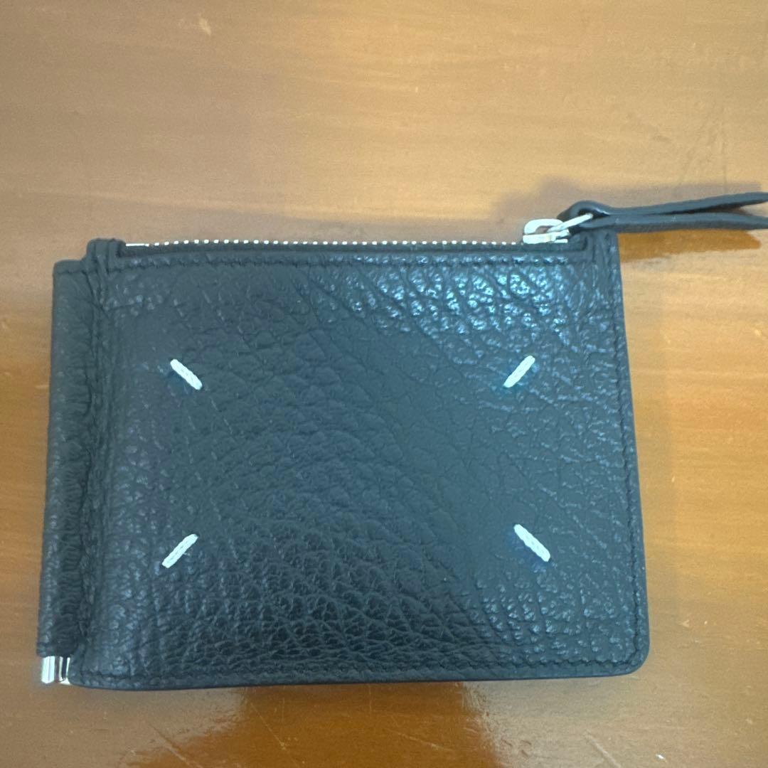 チロ Maison Margiela 黒 レザー マネークリップ