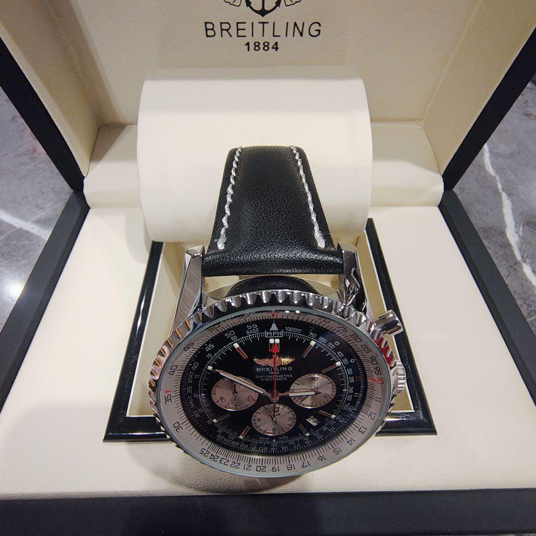 腕時計 オマージュ クオーツ メンズ ナビタイマー クロノグラフ