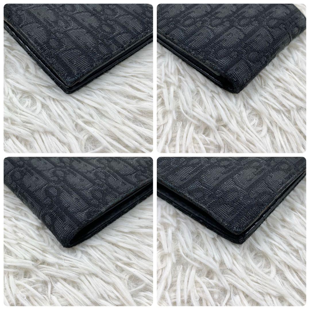 【✨美品✨】ディオール 二つ折り財布 オブリーク ブラック 付属品完備