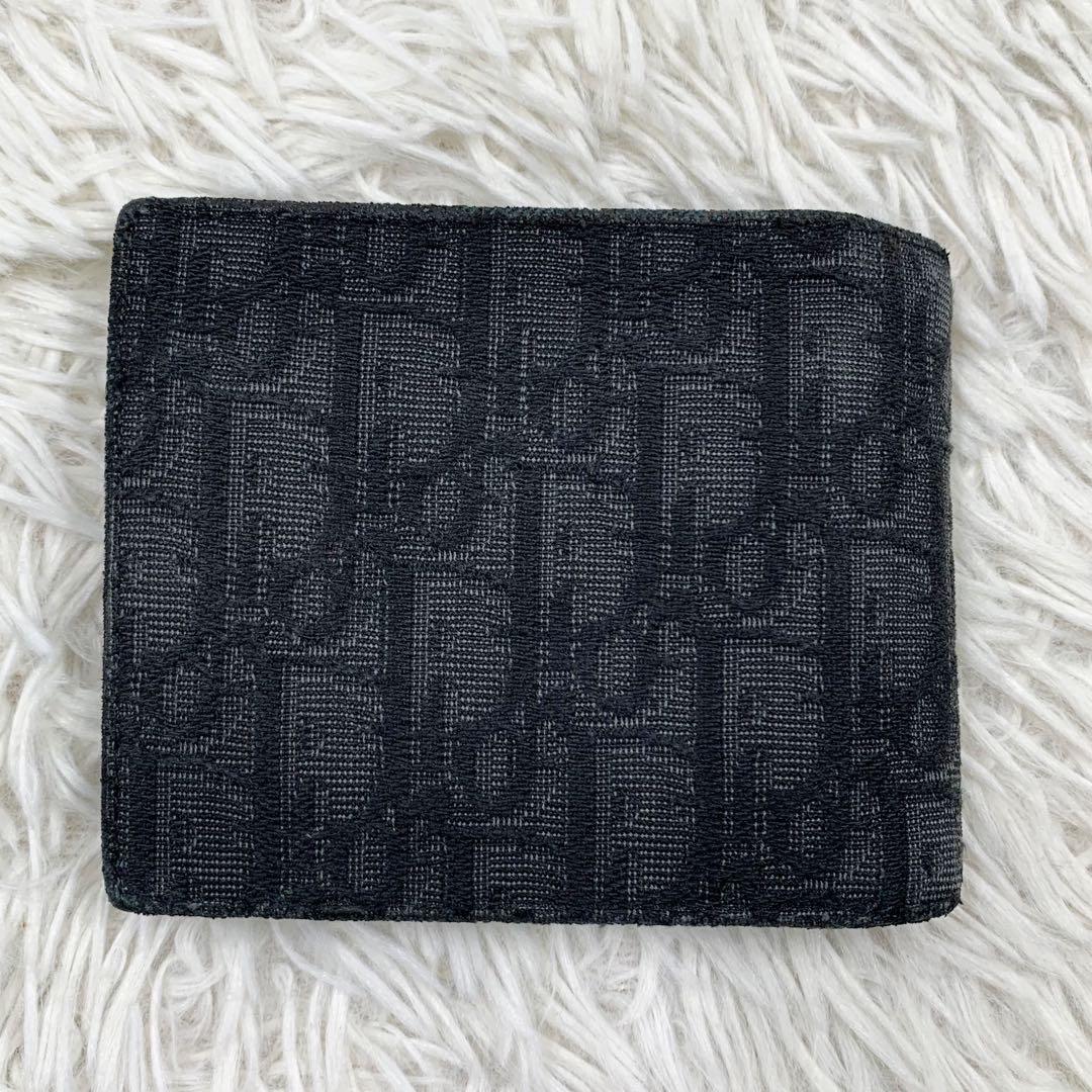 【✨美品✨】ディオール 二つ折り財布 オブリーク ブラック 付属品完備