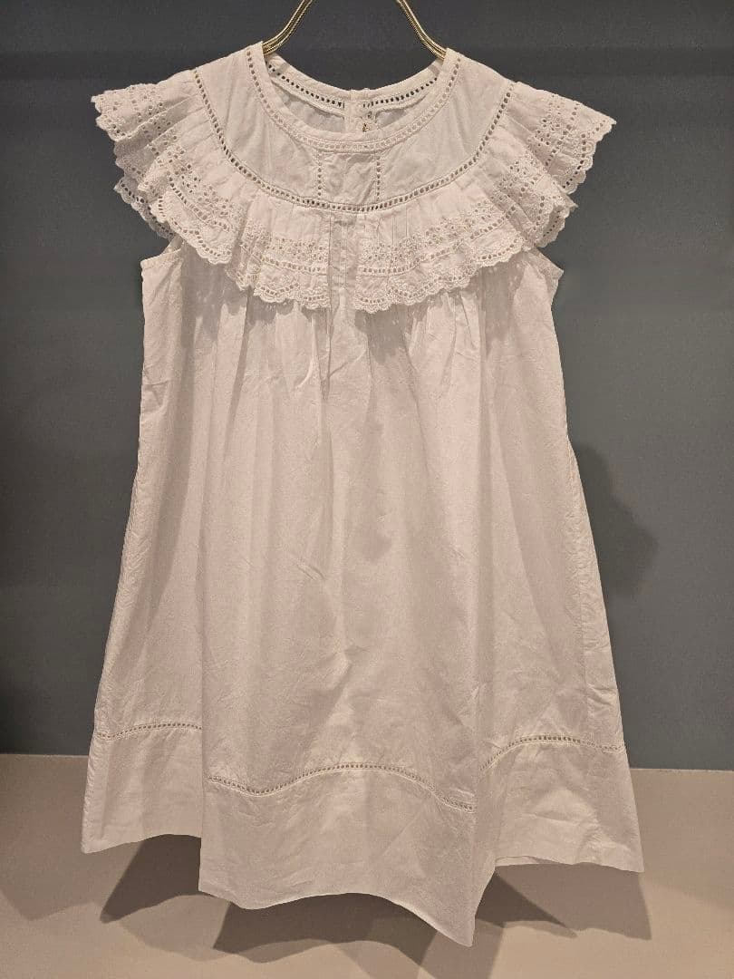 bonpoint 白ワンピース　8a