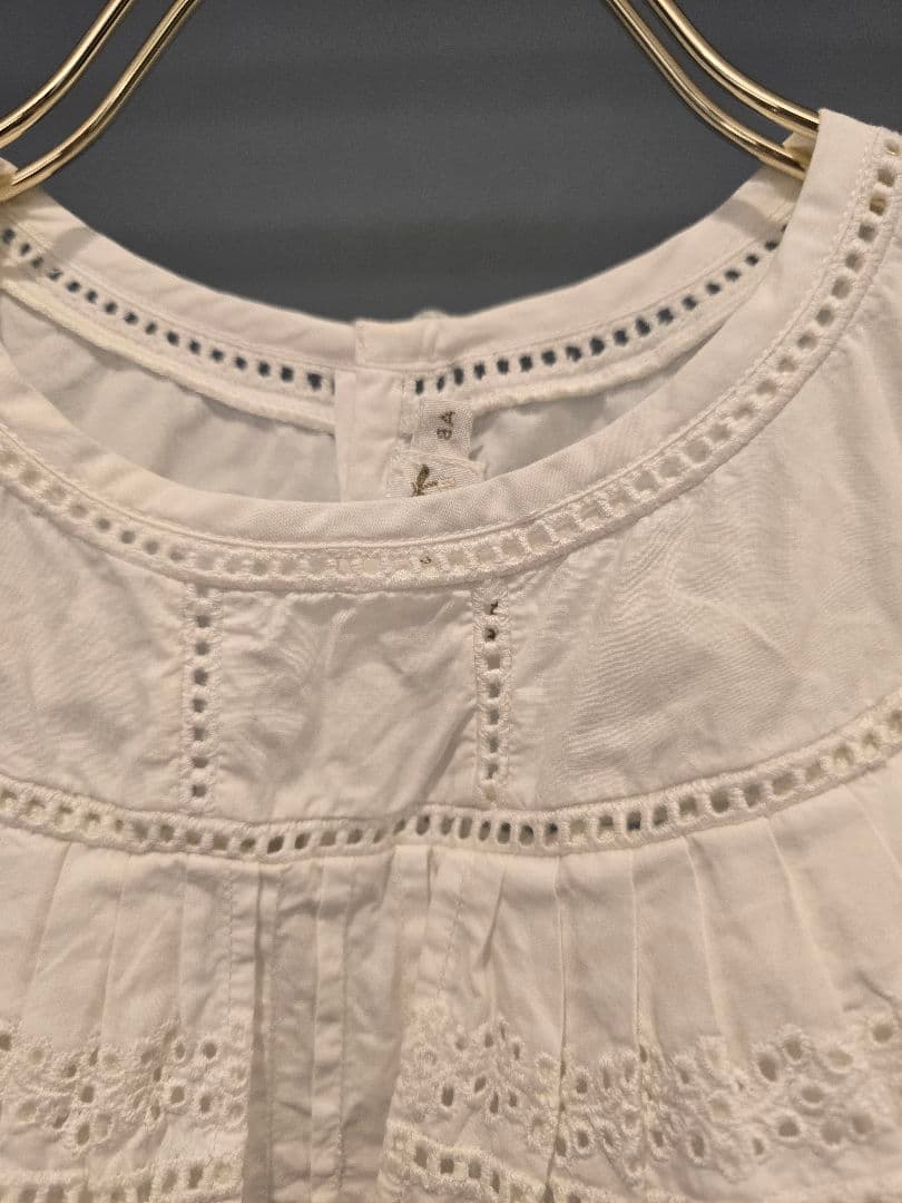 bonpoint 白ワンピース　8a