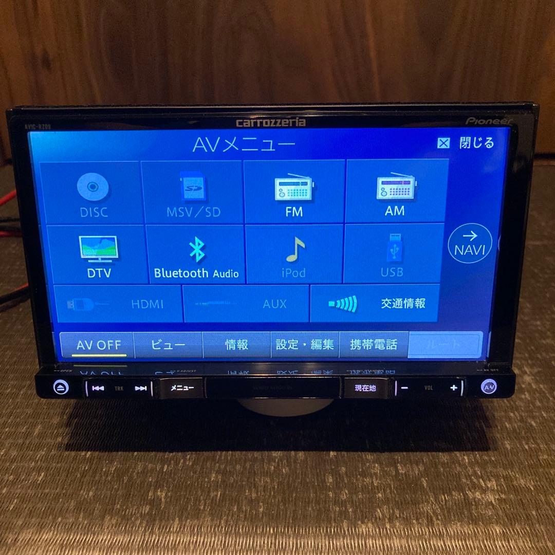 極美品 AVIC-RZ09 カロッツェリア Bluetooth HDMI ナビ