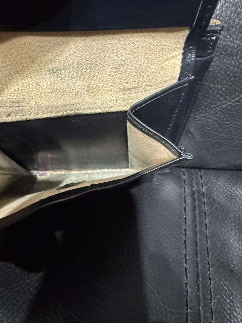 ポーター　カウンター　2つ折り財布　レザーBRW無地メンズ037-02982