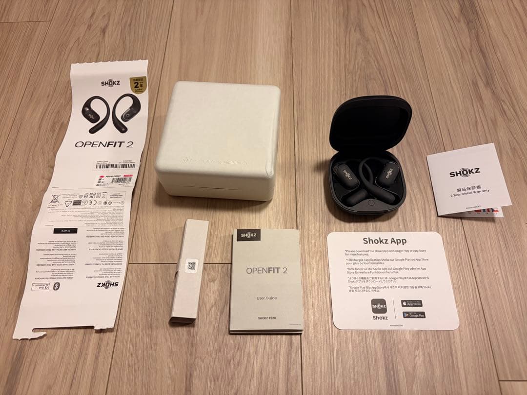 SHOKZ OPENFIT 2 イヤホン　ワイヤレス