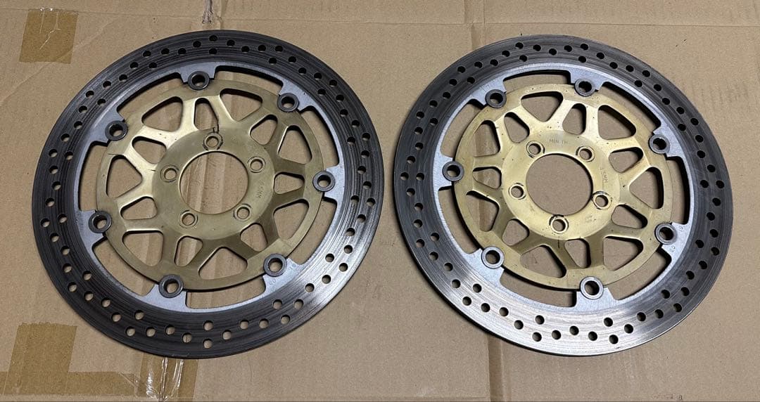 ブレーキディスクローター 2枚セット ZRX1100 ZRX1200 等