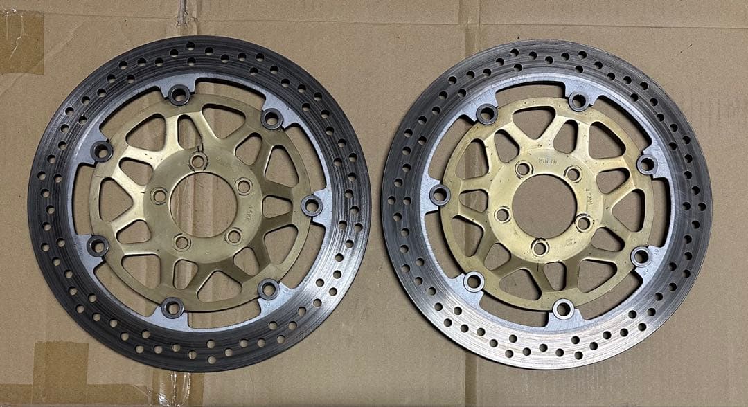 ブレーキディスクローター 2枚セット ZRX1100 ZRX1200 等