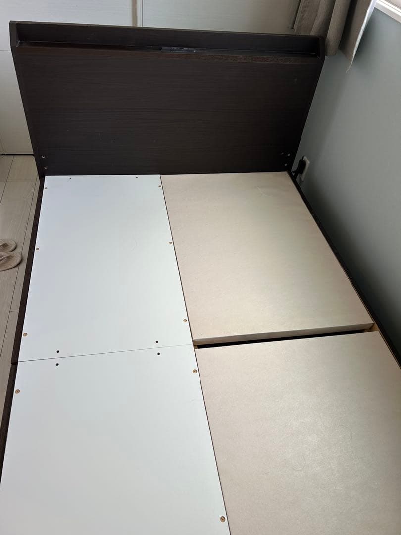 【ニトリ】セミダブルベッド　ベッドフレーム