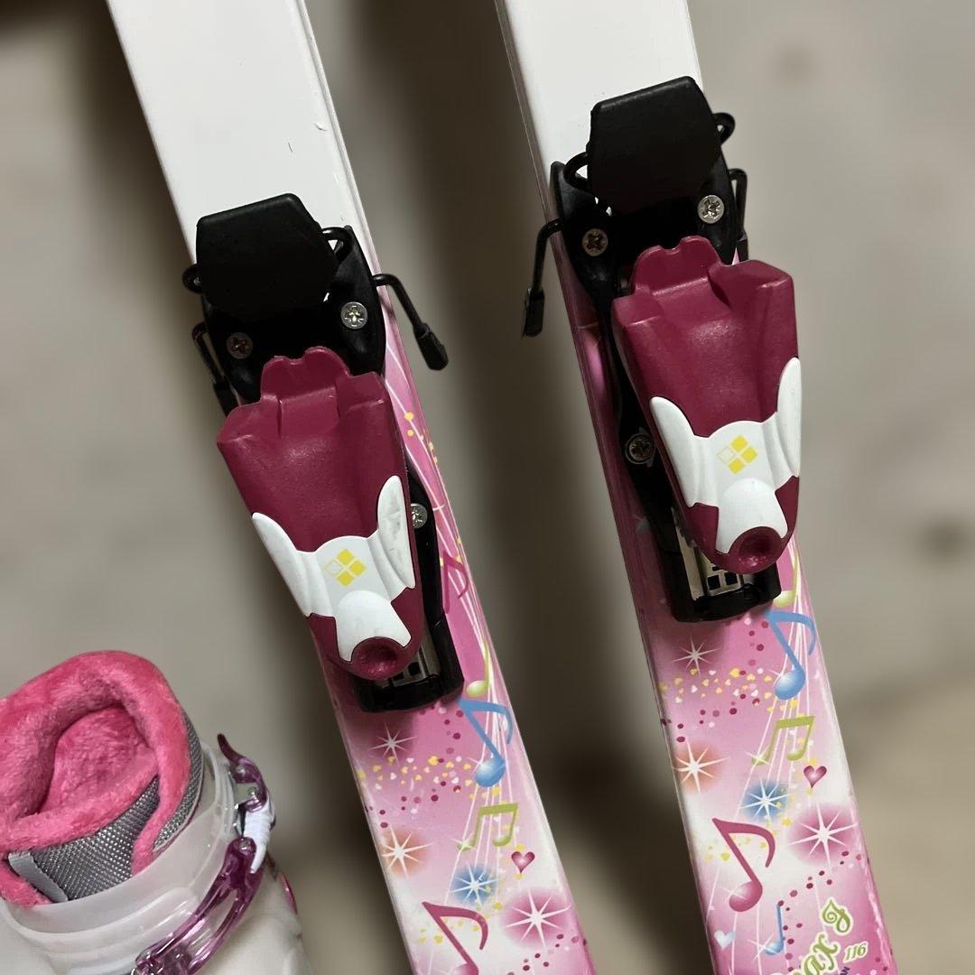 KAZAMA ガールズスキー3点セット