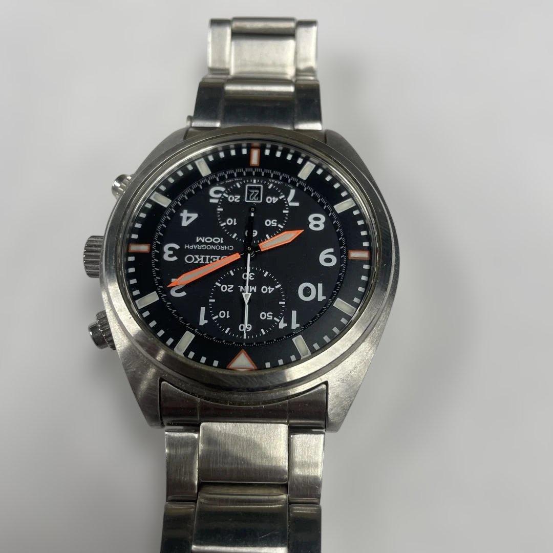 SEIKO セイコー 腕時計 クロノグラフ 7T94-0BL0 ファッション格安