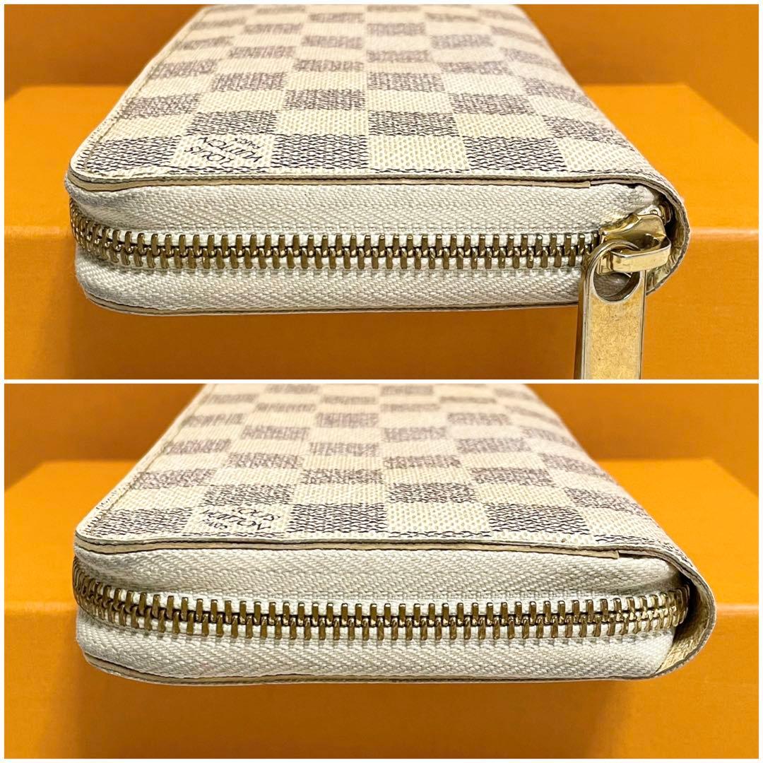 ルイヴィトン　長財布　ダミエアズール　ジッピーウォレット　ラウンドファスナー