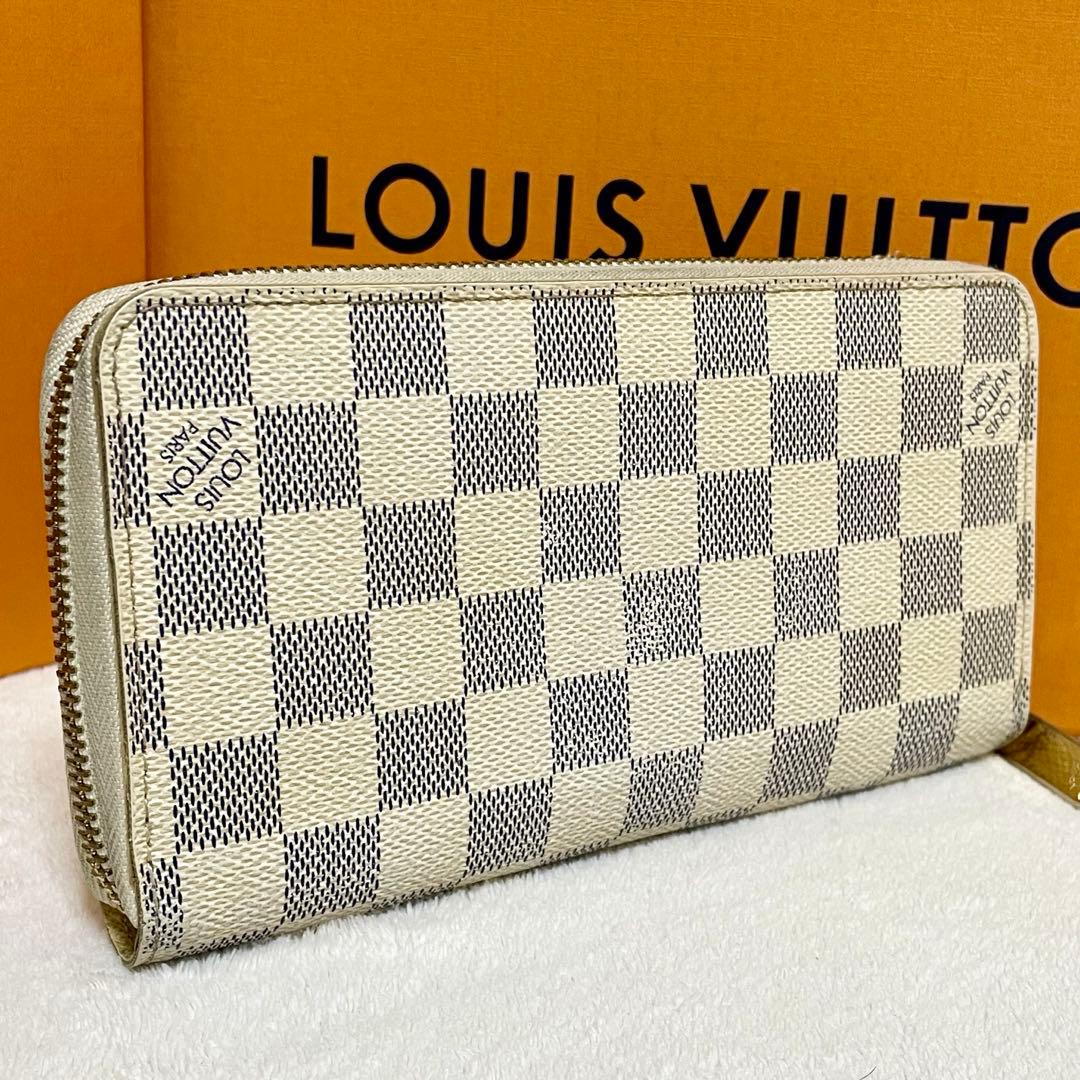 ルイヴィトン　長財布　ダミエアズール　ジッピーウォレット　ラウンドファスナー