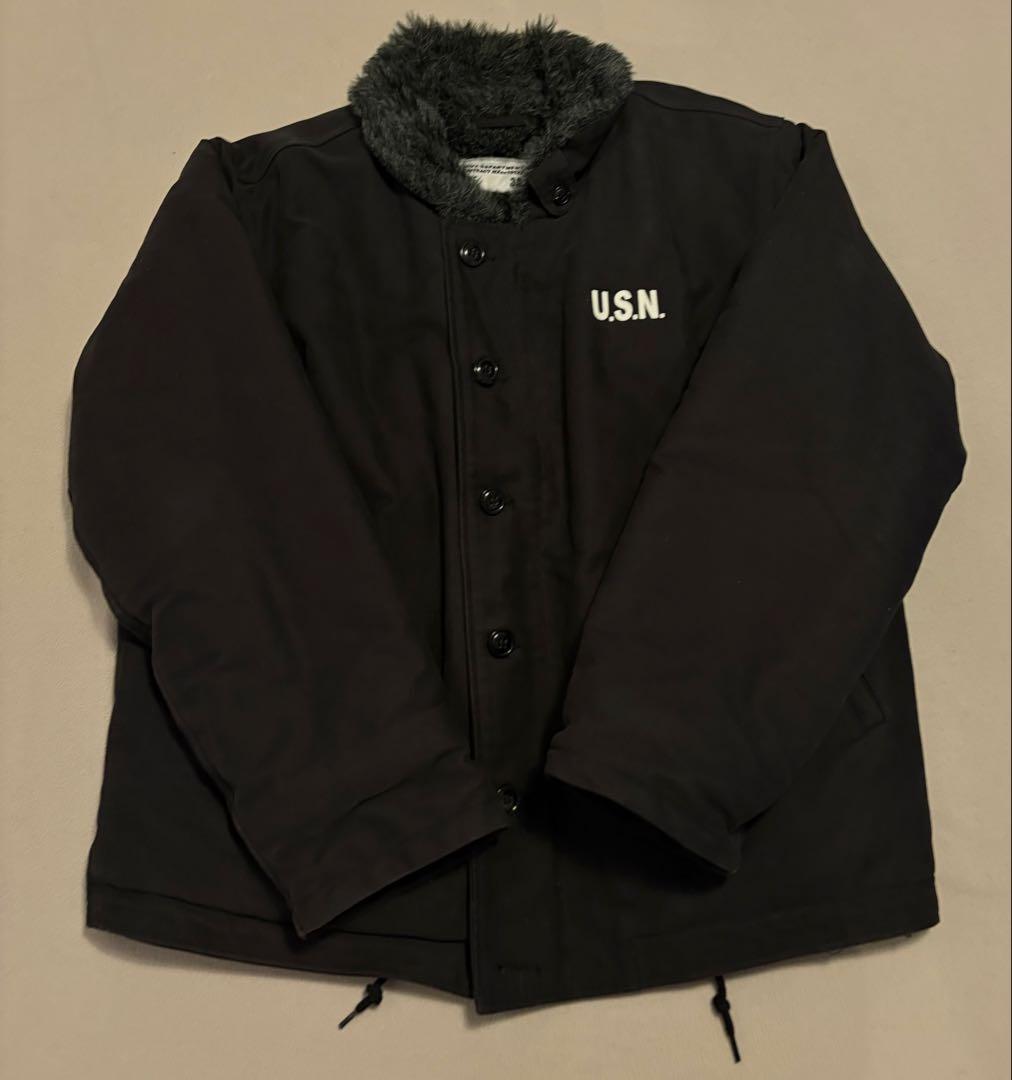 U.S.N. N1デッキジャケット レプリカ サイズ38 ブラック