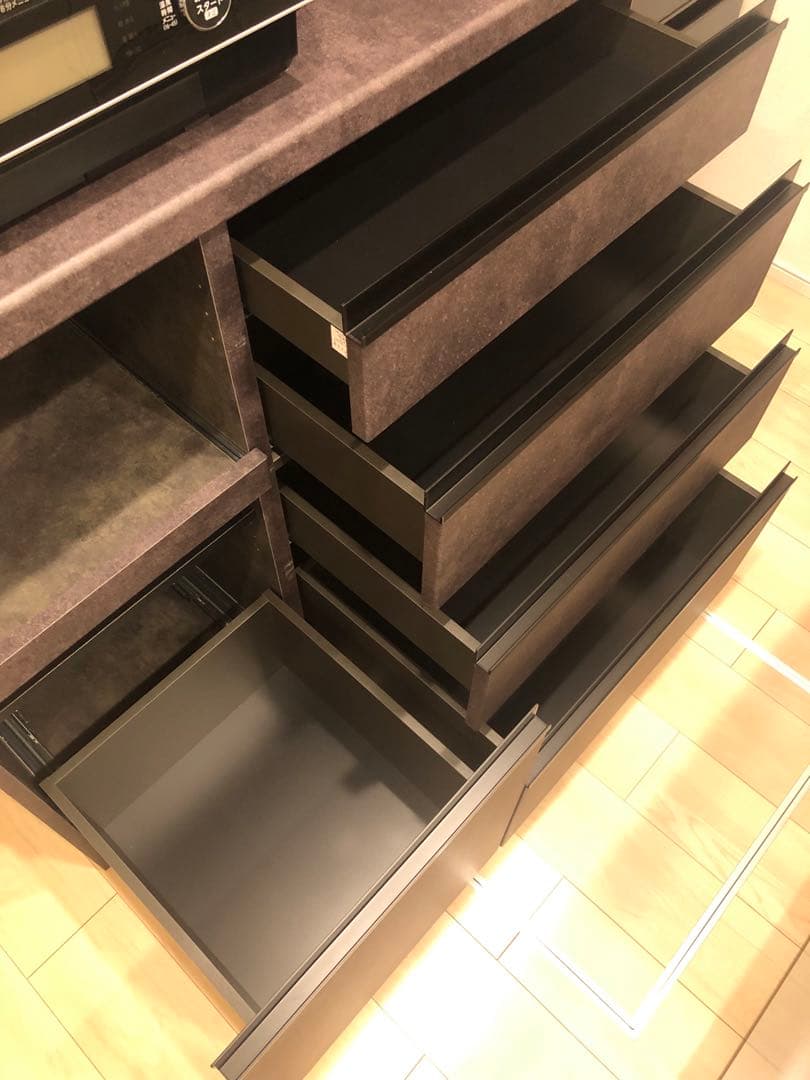 パモウナ【Pamouna】ECシリーズ 幅100食器棚★使用期間1カ月★超美品★