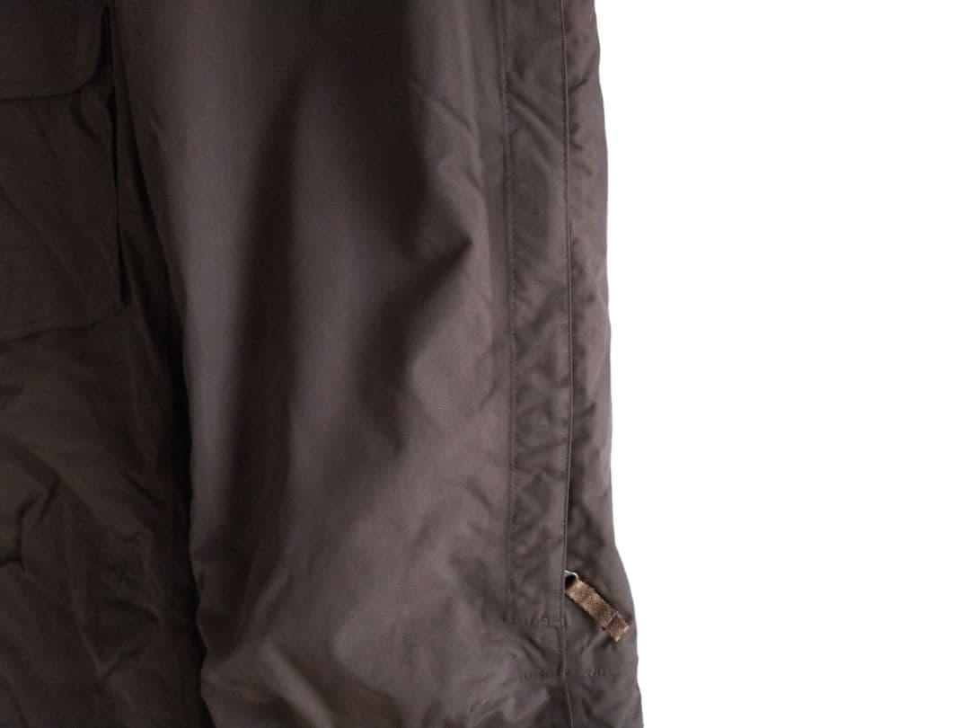 【高機能 極美品】US ノースフェイス HYVENT スノーパンツ 茶 XS
