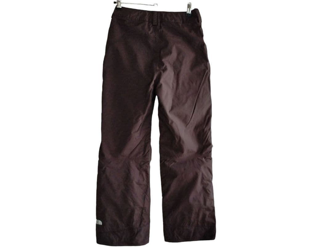 【高機能 極美品】US ノースフェイス HYVENT スノーパンツ 茶 XS
