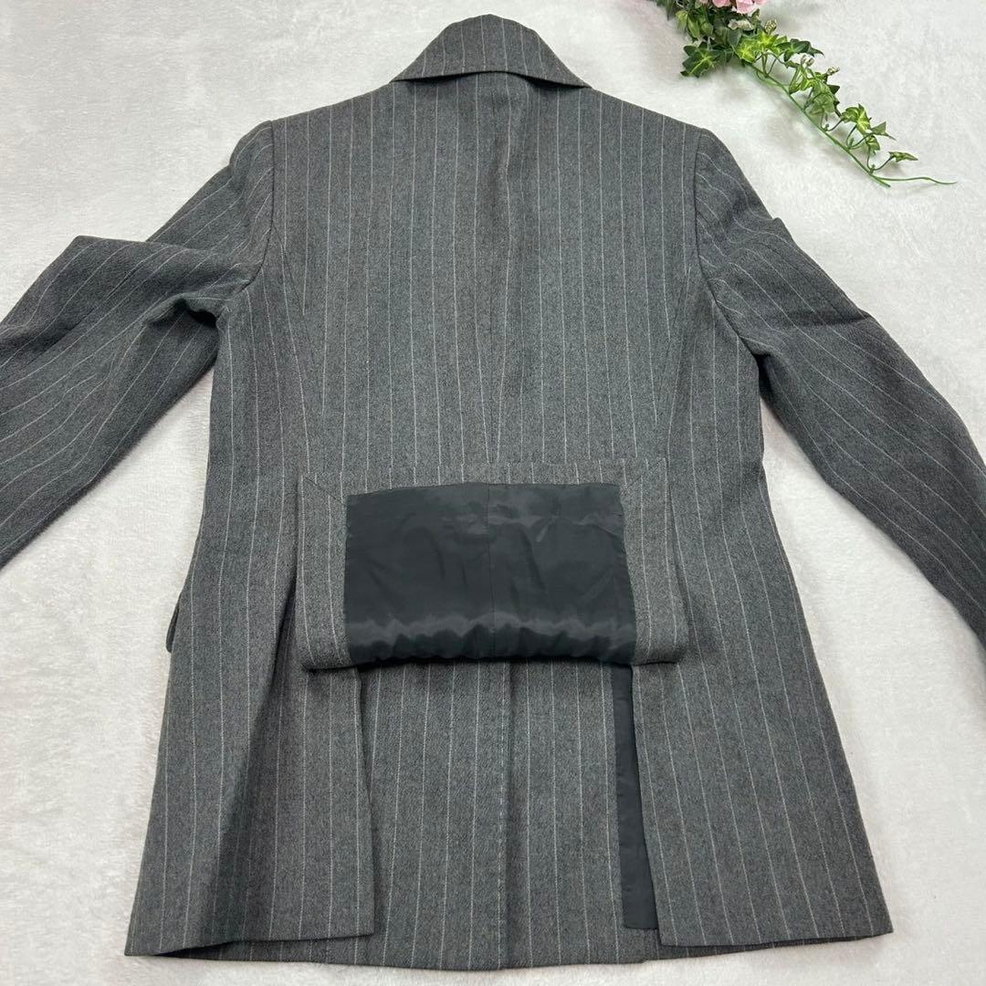 J272 美品 M バーバリーロンドン スーツ上下 グレー レディース