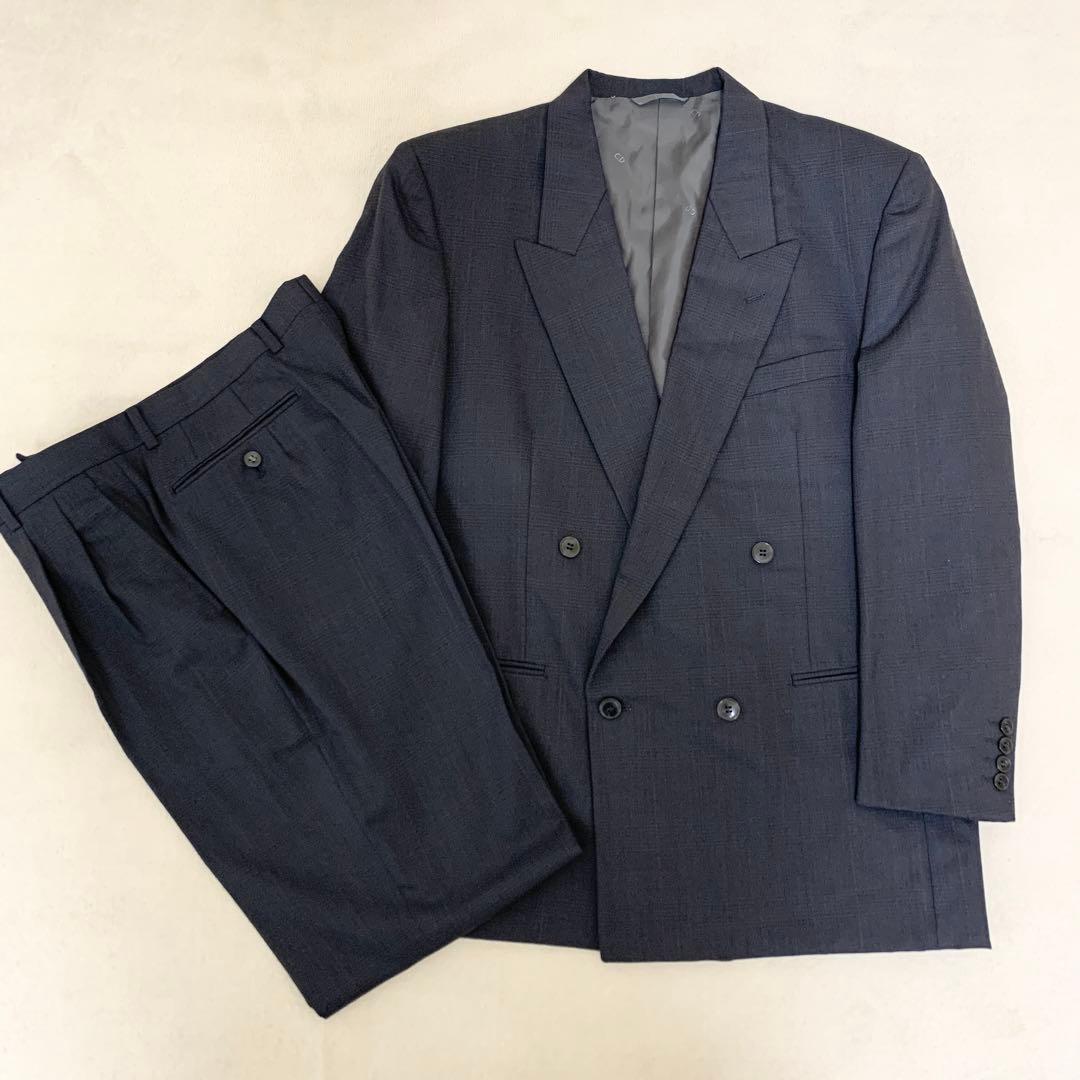 Dior ディオール　ダブルブレスト　セットアップ　ウール　毛100