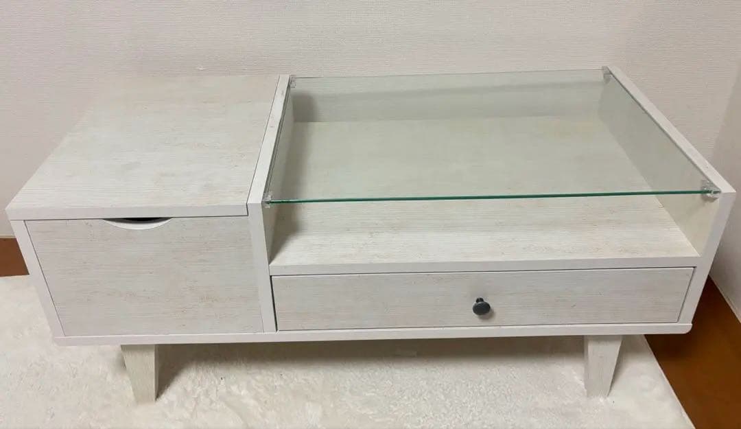 ニトリのドレッサーテーブル リズバレー9040Tホワイトウォッシュ