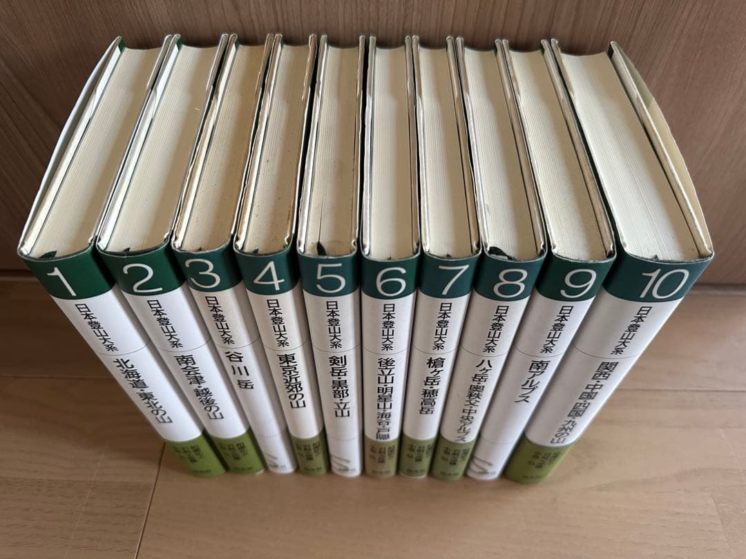 日本の山岳ガイド 全10巻セット