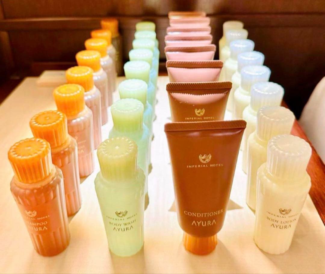 【ひろむし】AYURA アユーラ 帝国ホテル アメニティセット　計70本