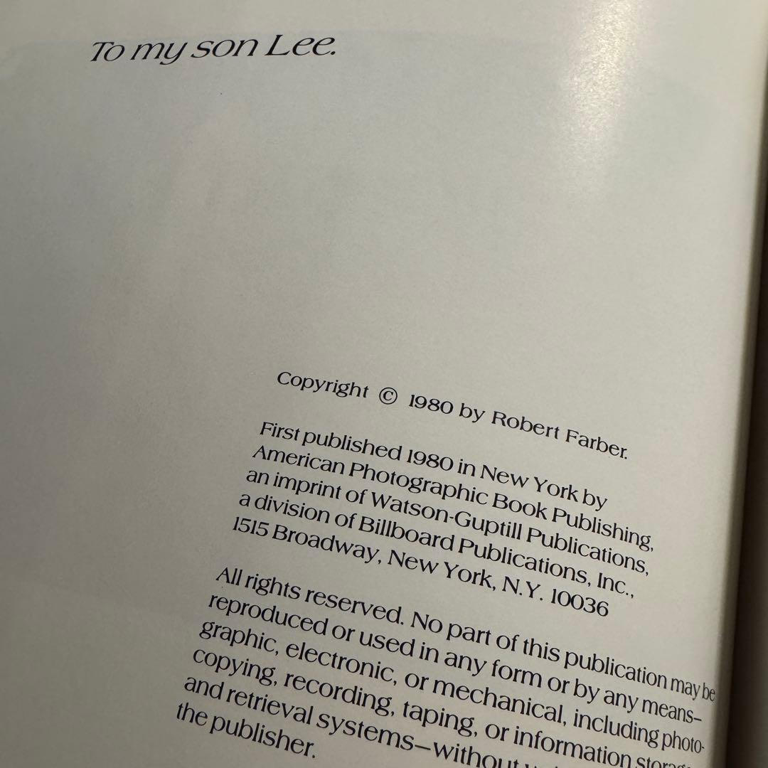 ロバート・ファーバー Robert Farber 写真集 MOODS 初版