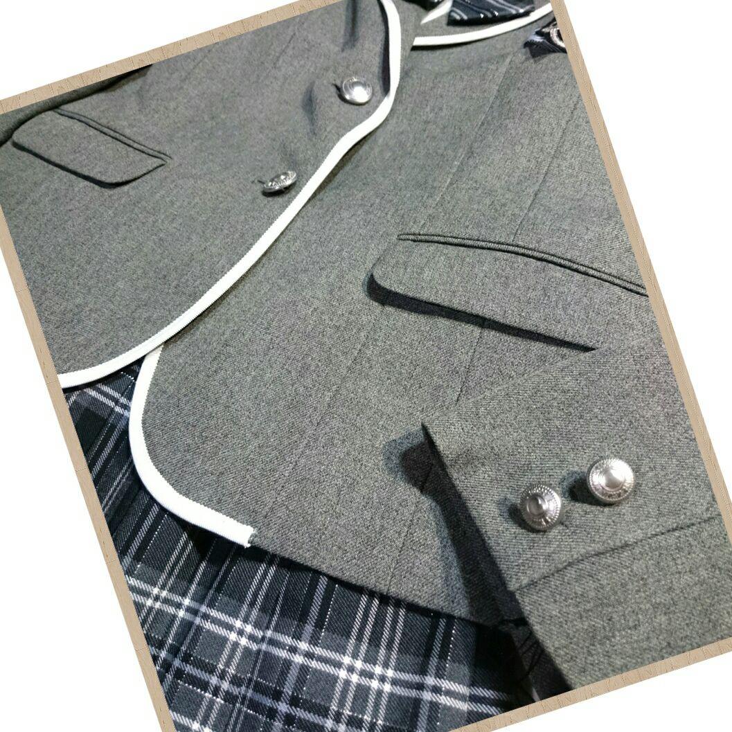 DECORA PINKY'S フォーマルスーツ160B　グレー　おまけ付き