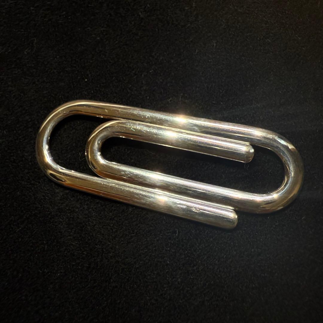 早い者勝ち！　PRADA シルバー　925 マネークリップ　クリップ型