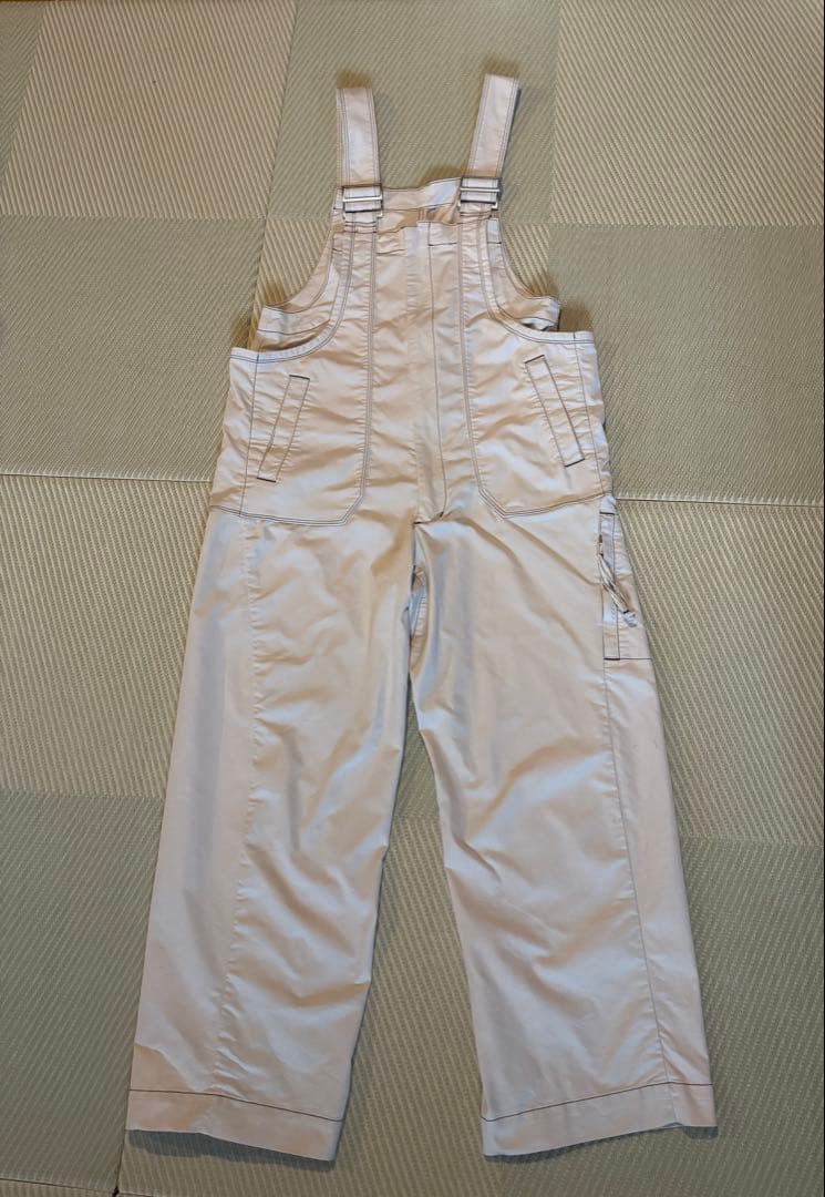 todayful フロントジップコットンサロペット　38 アイボリー