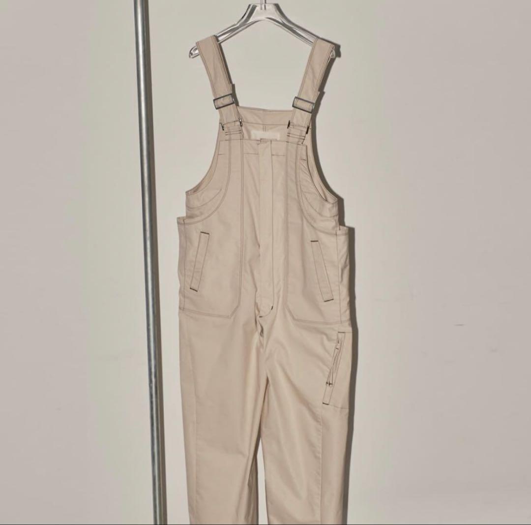 todayful フロントジップコットンサロペット　38 アイボリー