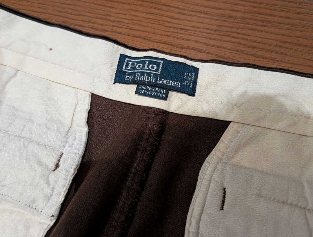 Polo Ralph Lauren ANDREW 33/30 コーデュロイ 茶