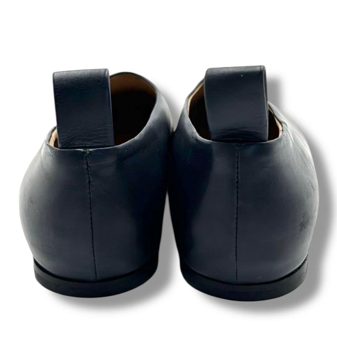 美品 ジルサンダー レザー ローファー パンプス フラット バレエシューズ 人気