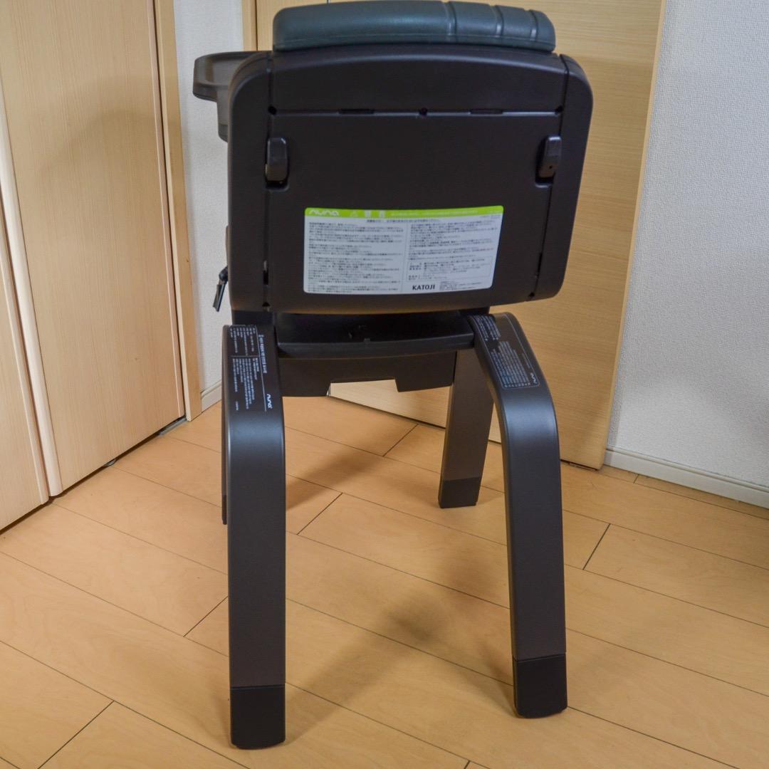 断捨離中⭐️みれい【未使用品・美品】NUNA zaaz ブラック ハイチェア