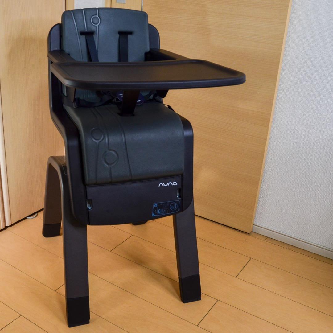 断捨離中⭐️みれい【未使用品・美品】NUNA zaaz ブラック ハイチェア